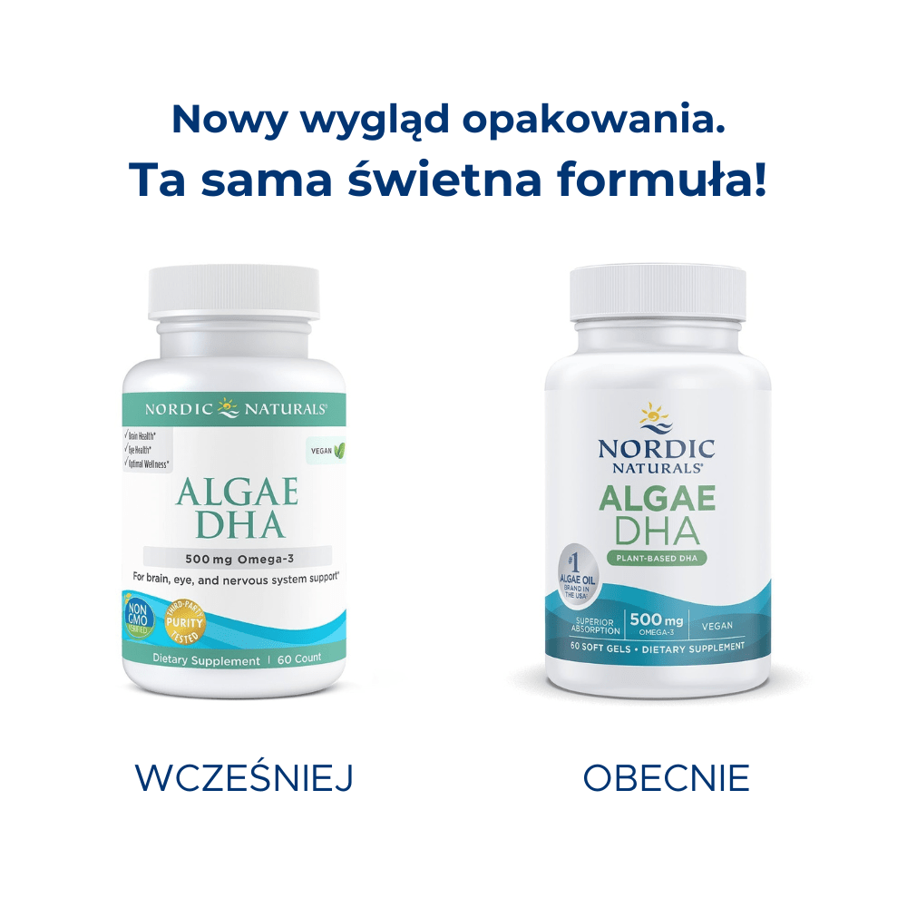 Algae DHA 60 softgels Nordic Naturals Sklep Nordic.pl