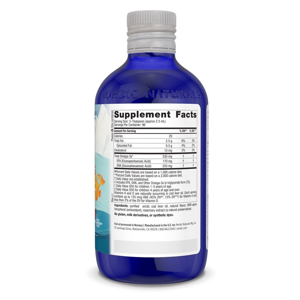 Children's DHA Liquid 237 ml Truskawka Nordic Naturals Sklep Nordic.pl