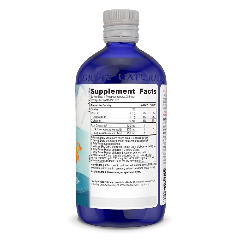 Children's DHA Liquid 473 ml Truskawka Nordic Naturals Sklep Nordic.pl