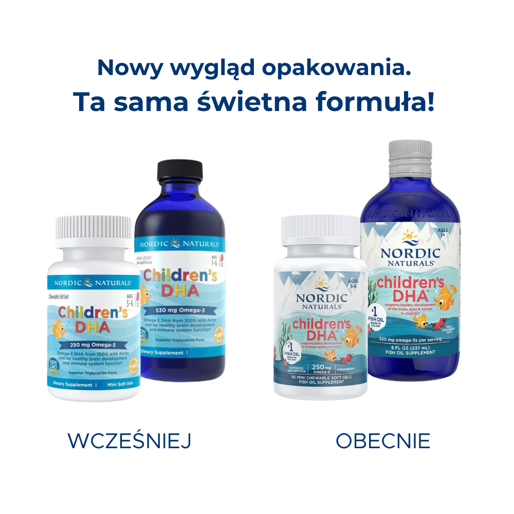 Children's DHA Liquid 473 ml Truskawka Nordic Naturals Sklep Nordic.pl