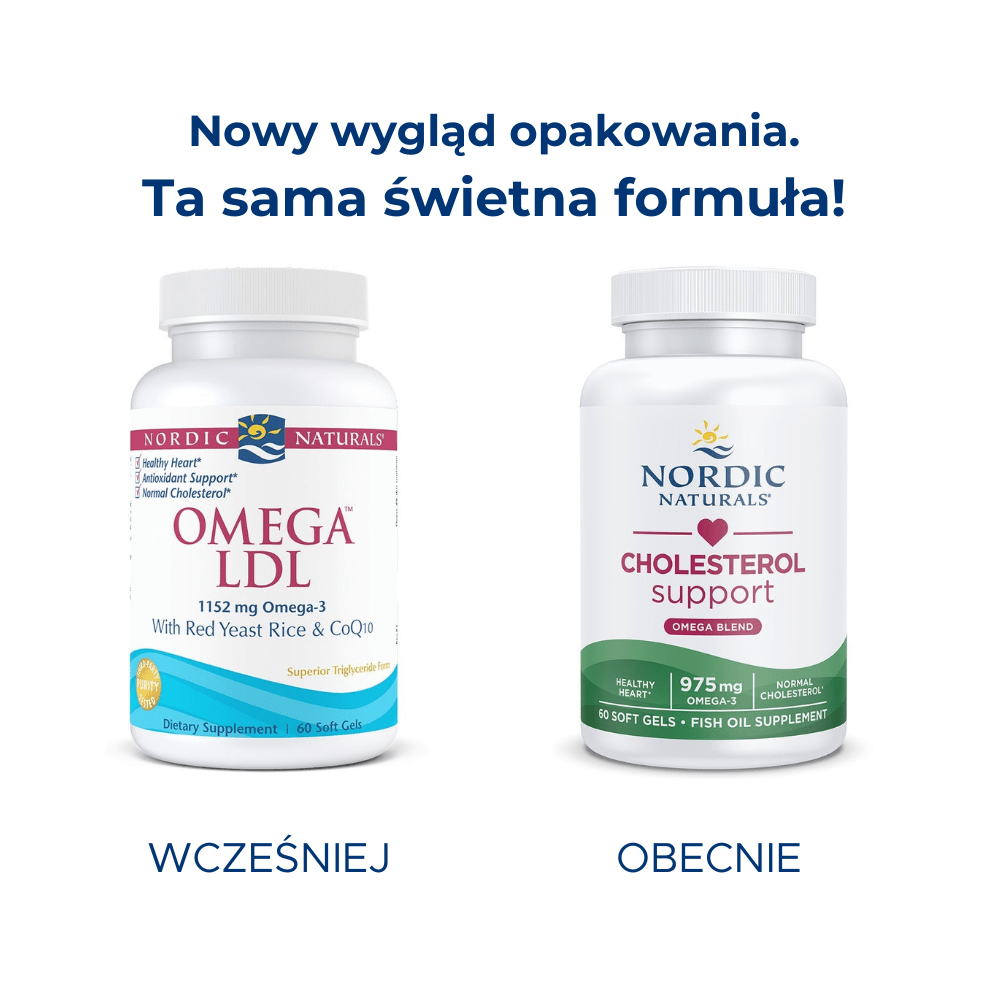 Cholesterol Support 60 softgels Cytryna Nordic Naturals Sklep Nordic.pl