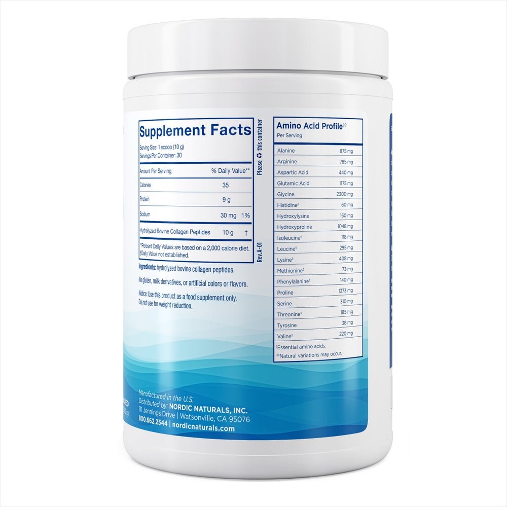 Collagen Peptides 300 g Nordic Naturals Sklep Nordic.pl