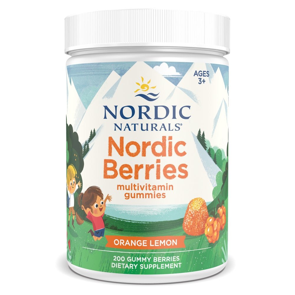 Nordic Berries Pomarańcza & Cytryna 200 gummies Nordic Naturals Sklep Nordic.pl