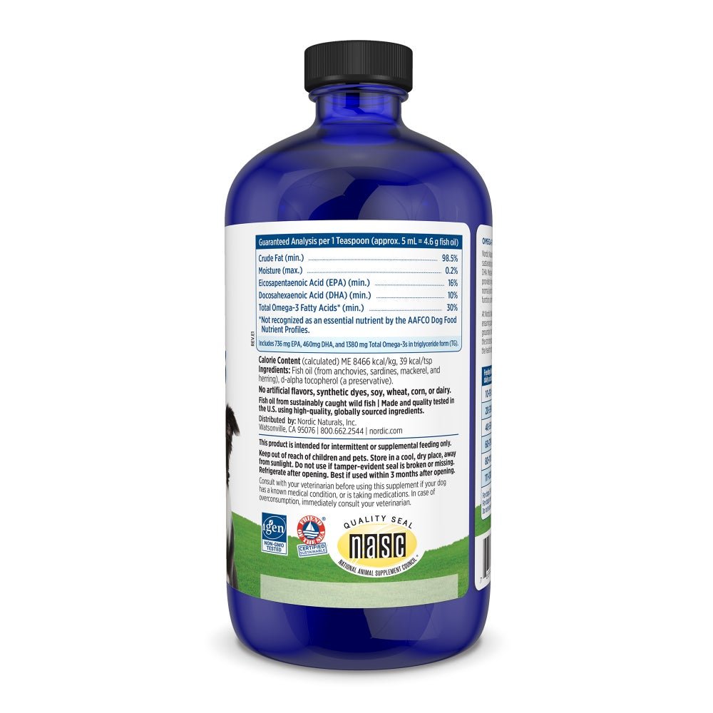 Omega - 3 Pet Liquid 473 ml Nordic Naturals Sklep Nordic.pl