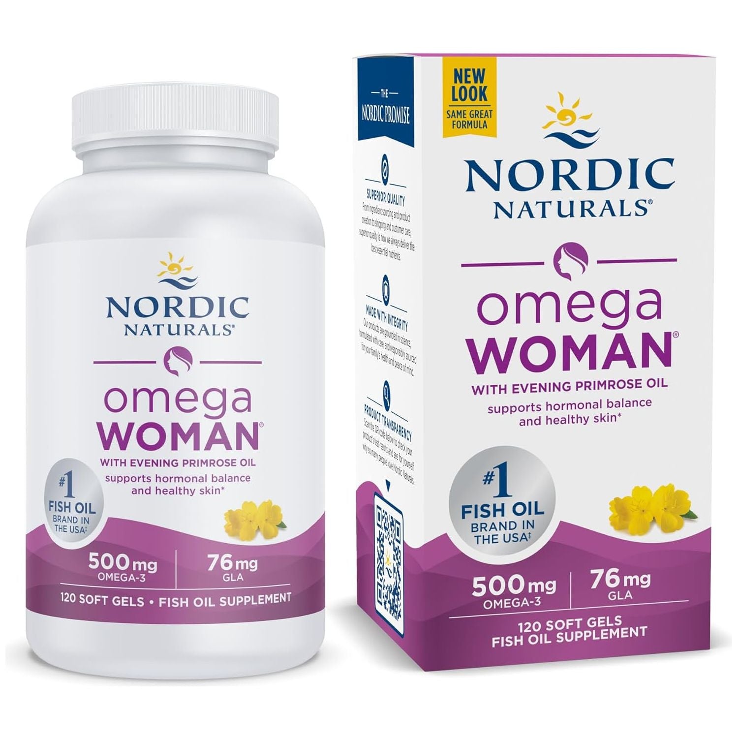 Omega Woman 120 softgels Cytryna Nordic Naturals Sklep Nordic.pl