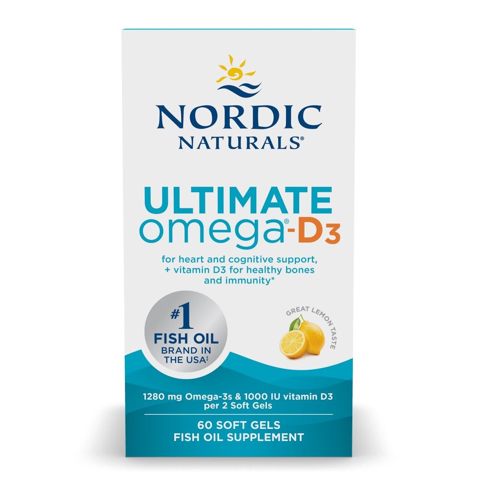 Ultimate Omega - D3 Softgels 60 softgels Cytryna Nordic Naturals Sklep Nordic.pl