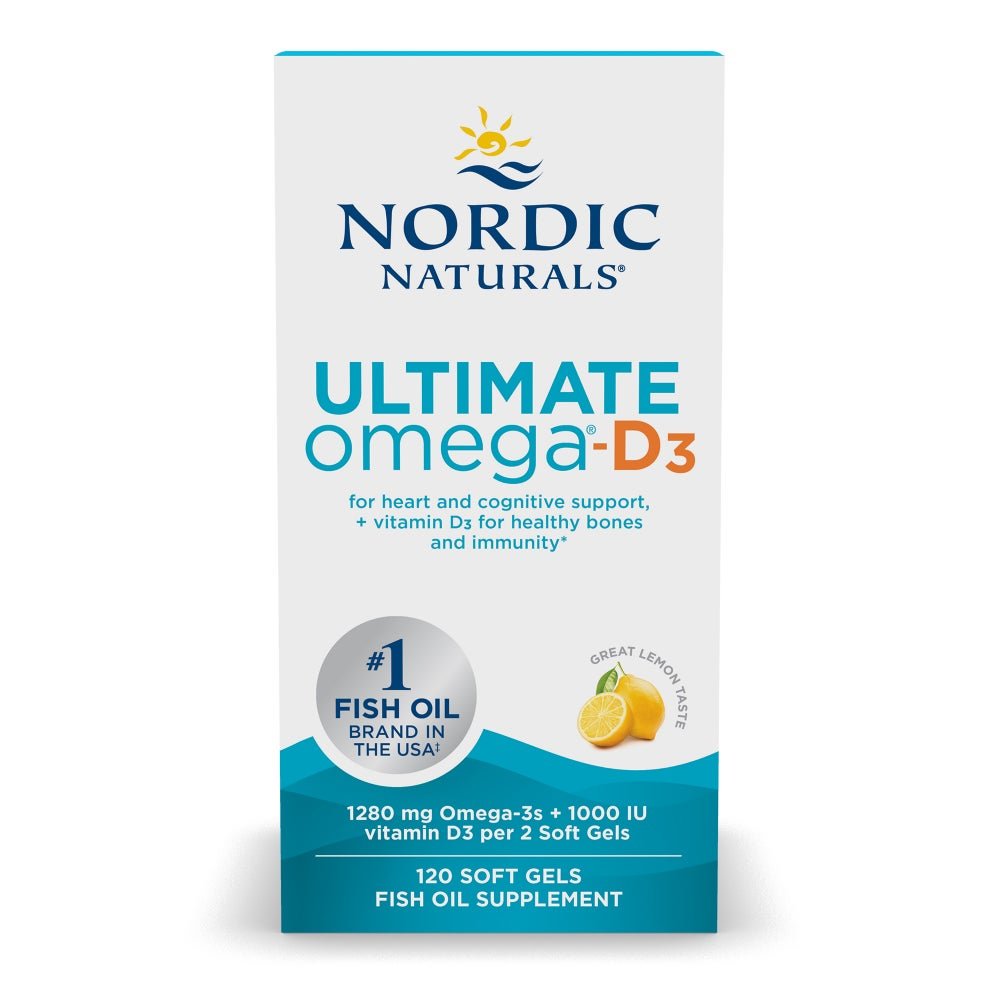 Ultimate Omega - D3 Softgels 60 softgels Cytryna Nordic Naturals Sklep Nordic.pl