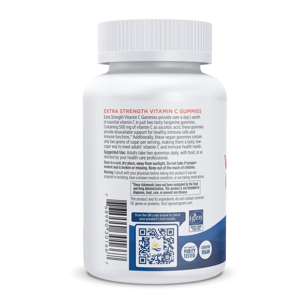 Vitamin C Extra Strength Gummies 60 gummies Mandarynka Nordic Naturals Sklep Nordic.pl