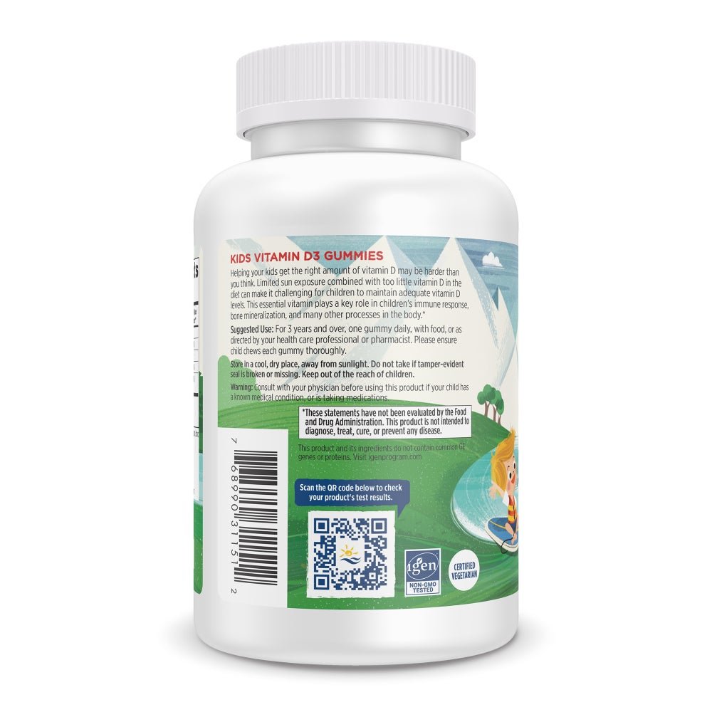 Vitamin D3 Gummies KIDS 60 gummies Arbuz Nordic Naturals Sklep Nordic.pl