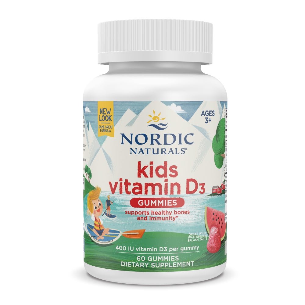 Vitamin D3 Gummies KIDS 60 gummies Arbuz Nordic Naturals Sklep Nordic.pl