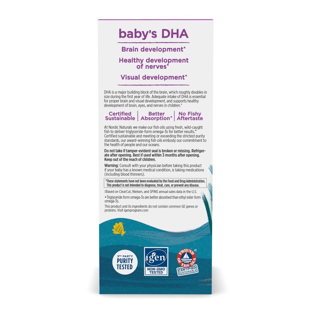 Baby's DHA 60 ml Nordic Naturals Sklep Nordic.pl