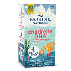 Children's DHA Softgels 90 softgels Truskawka Nordic Naturals Sklep Nordic.pl