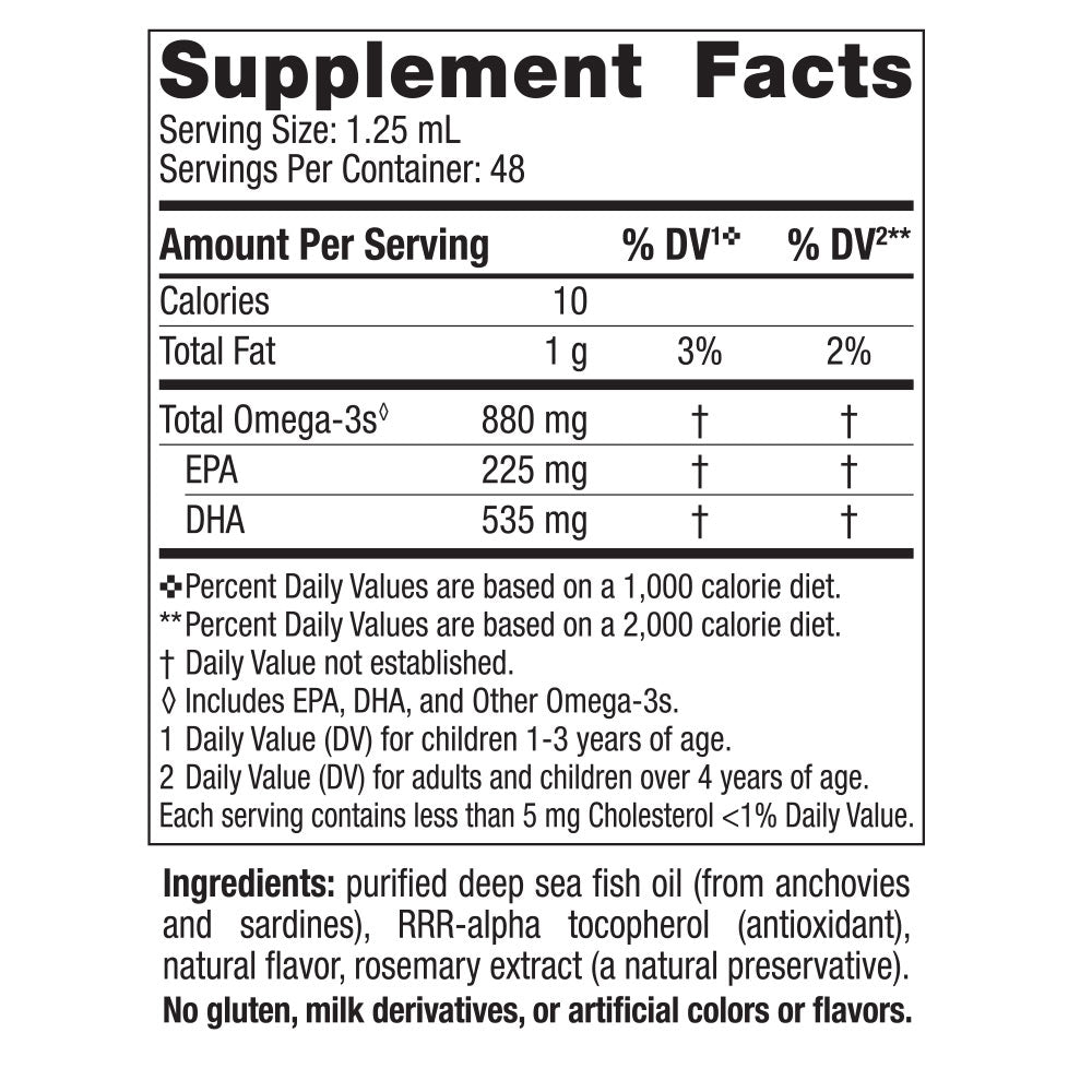 Children's DHA Xtra Liquid 60 ml Jagoda Nordic Naturals Sklep Nordic.pl