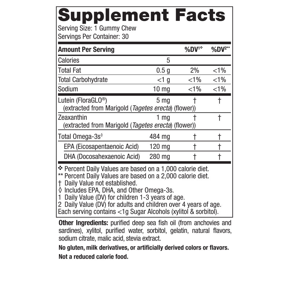 Children's Eye Health Gummies 30 gummies Lemoniada truskawkowa Nordic Naturals Sklep Nordic.pl