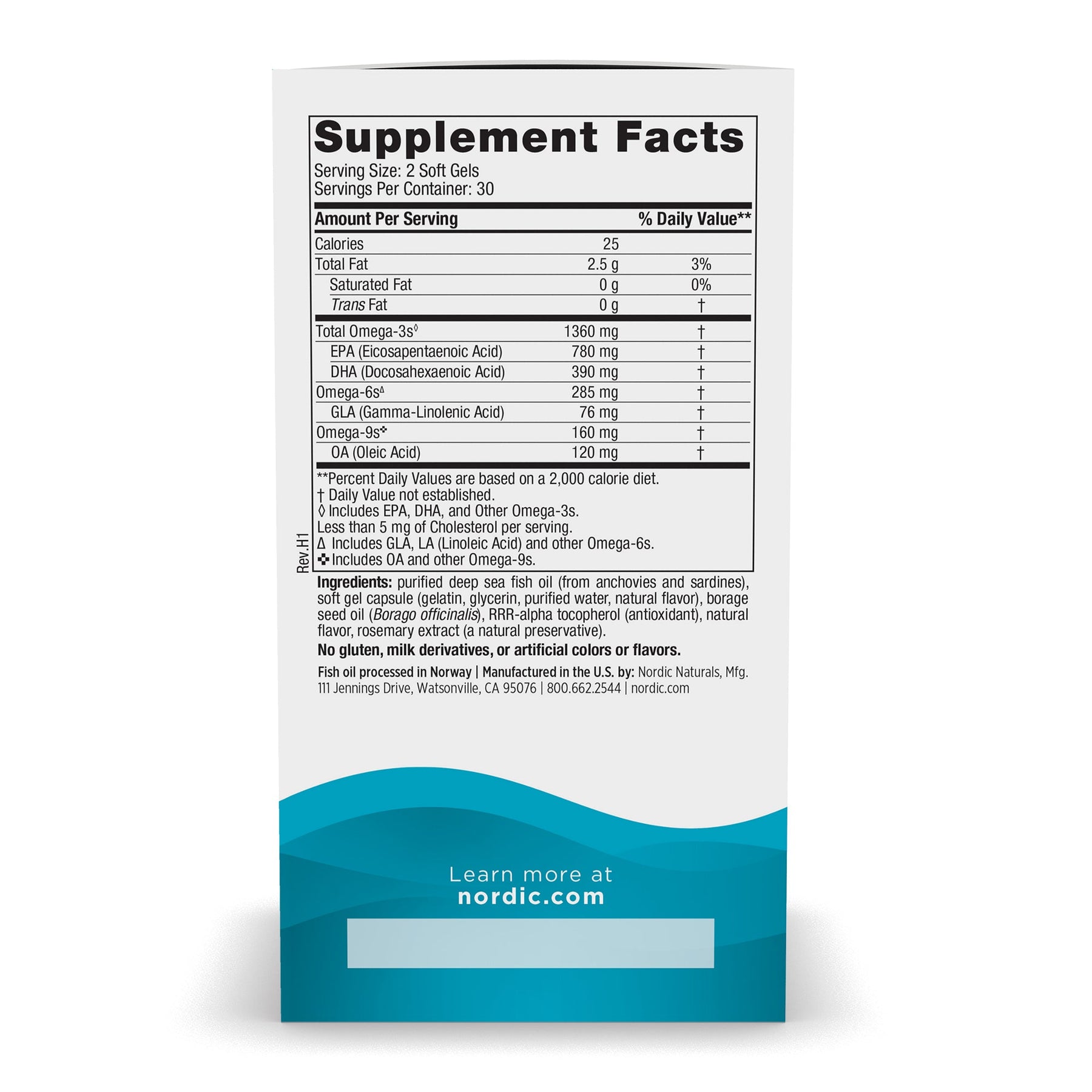 Complete Omega Xtra Softgels 60 softgels Cytryna Nordic Naturals Sklep Nordic.pl