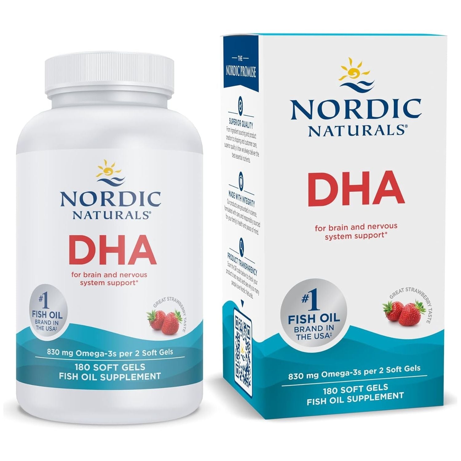 DHA 180 softgels Truskawka Nordic Naturals Sklep Nordic.pl