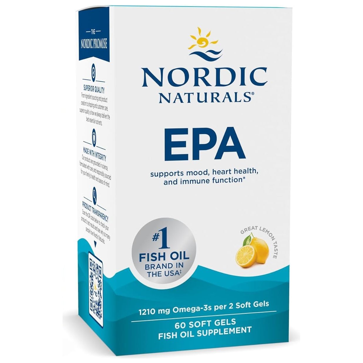 EPA 60 softgels Cytryna Nordic Naturals Sklep Nordic.pl
