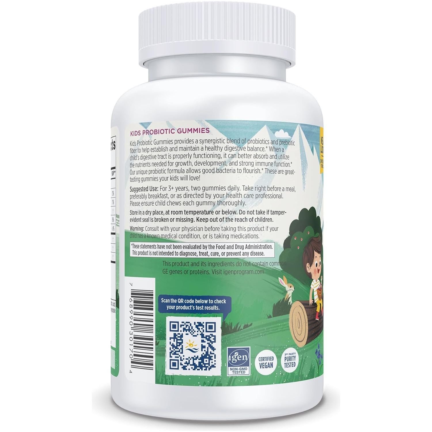 Kids Nordic Flora Probiotic Gummies 60 gummies Owoce Leśne Nordic Naturals Sklep Nordic.pl