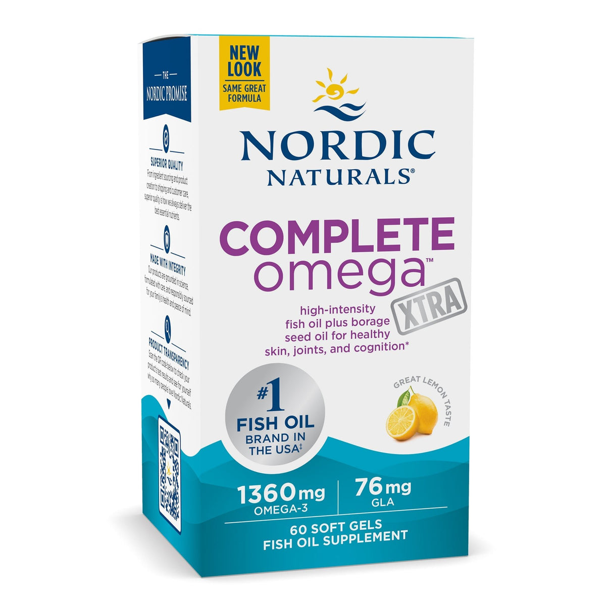 Complete Omega Xtra Softgels 60 softgels Cytryna Nordic Naturals Sklep Nordic.pl