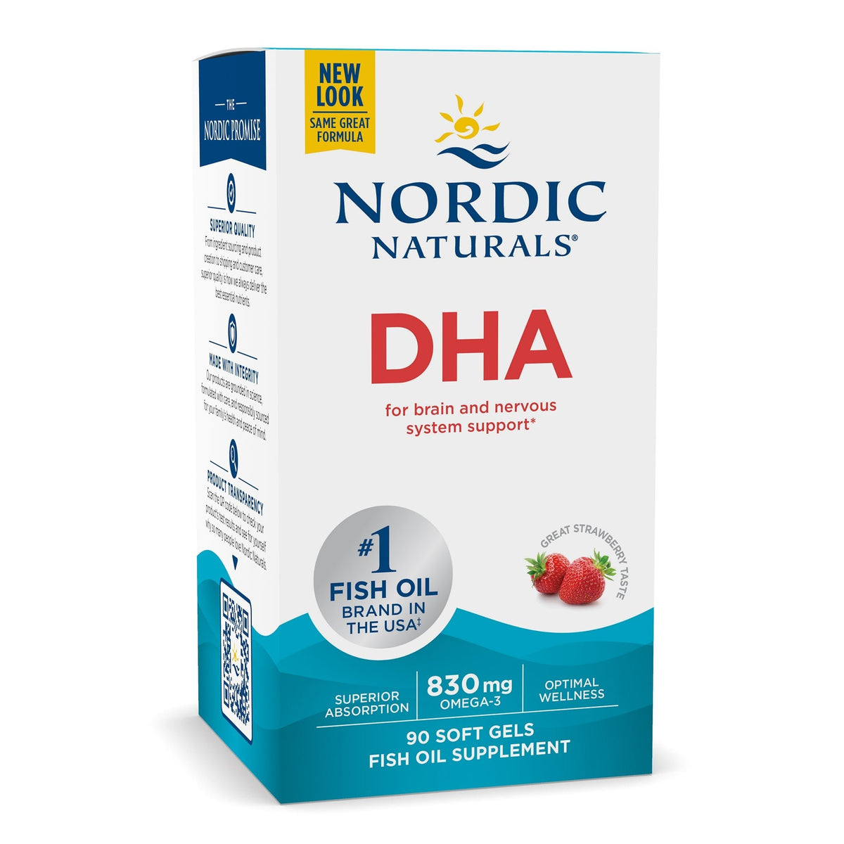 DHA 90 softgels Truskawka Nordic Naturals Sklep Nordic.pl