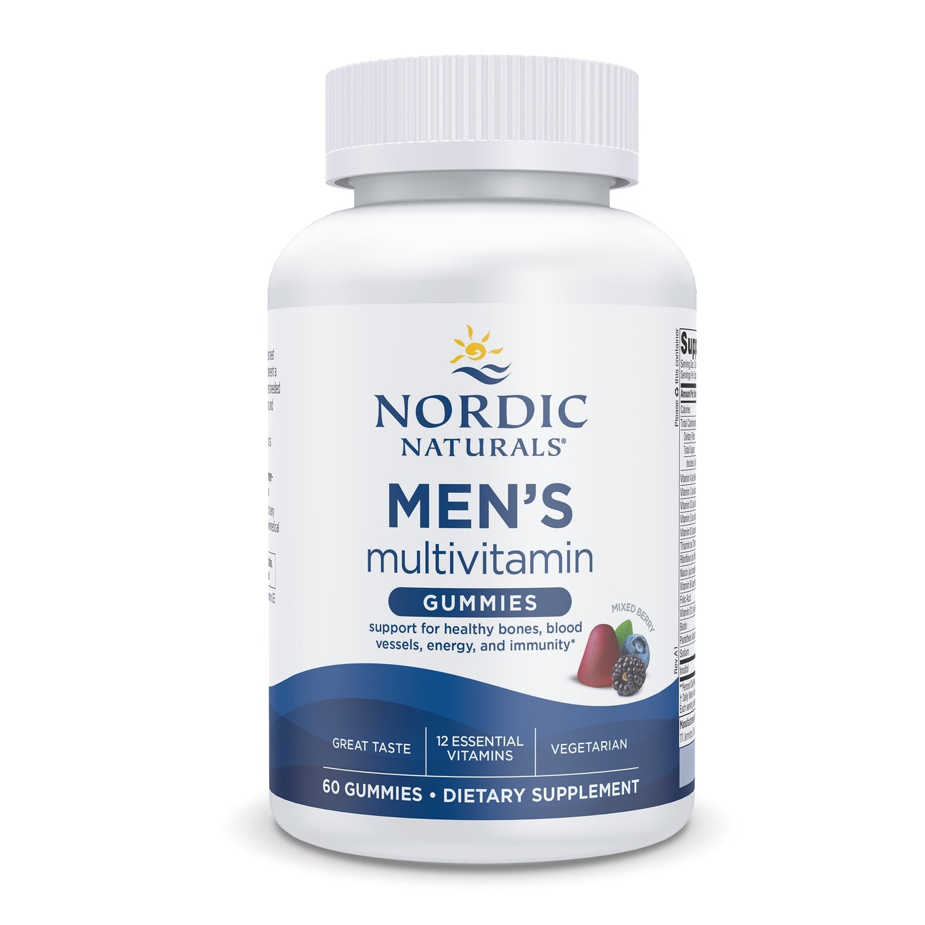 Men's Multivitamin Gummies 60 gummies Owoce leśne Nordic Naturals Sklep Nordic.pl