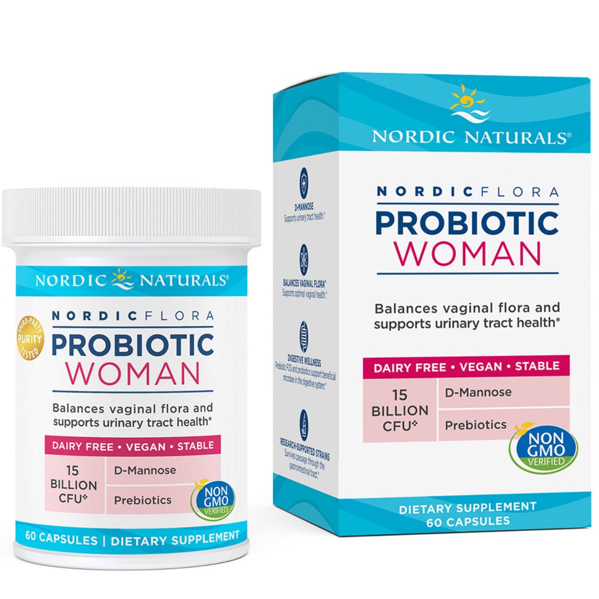 Nordic Flora Probiotic Woman 60 caps Nordic Naturals Sklep Nordic.pl