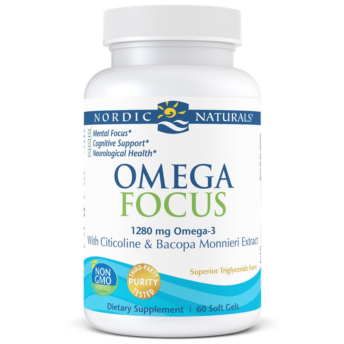 Omega Focus 60 softgels Cytryna Nordic Naturals Sklep Nordic.pl