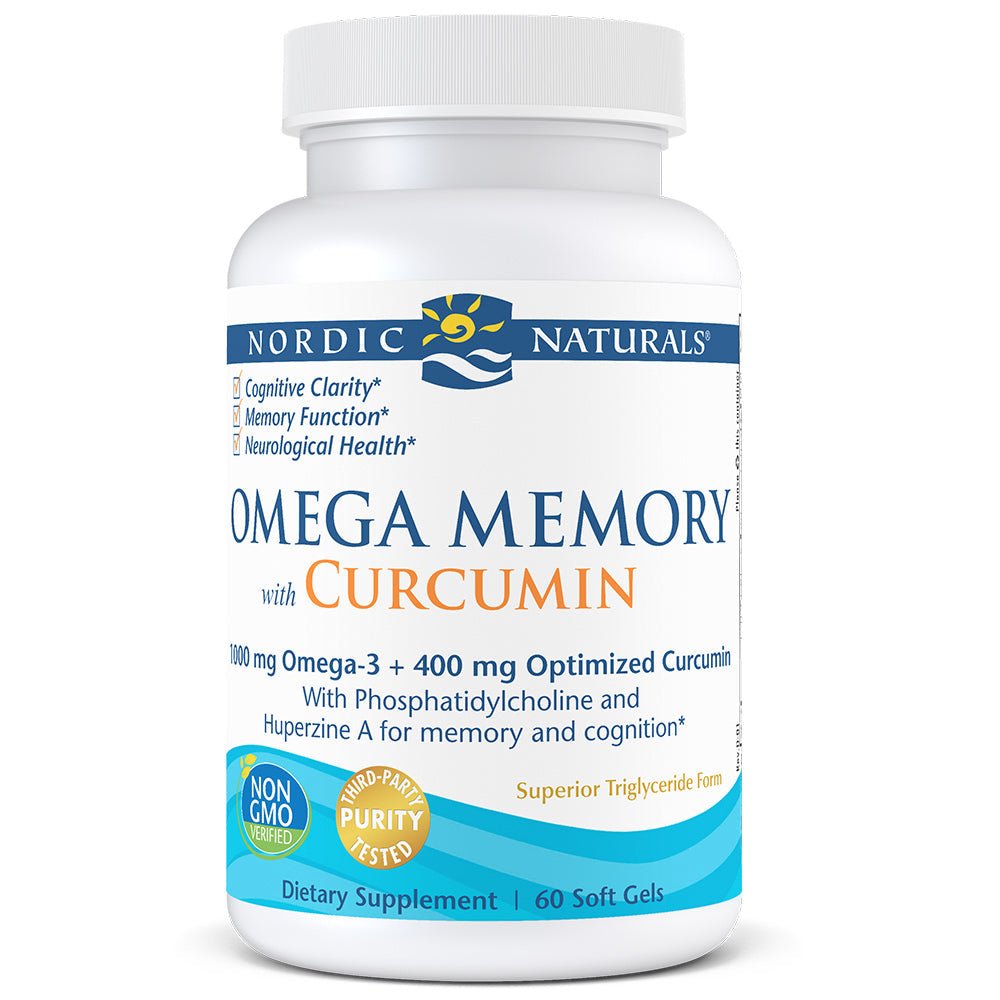 Omega Memory with Curcumin 60 softgels Nordic Naturals Sklep Nordic.pl