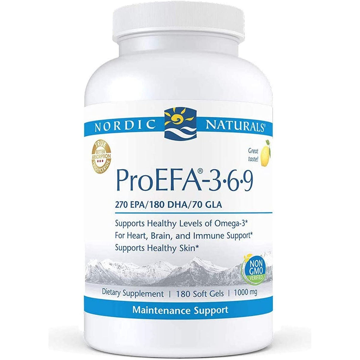 ProEFA-3.6.9 Softgels 180 softgels Lemon Nordic Naturals Sklep Nordic.pl
