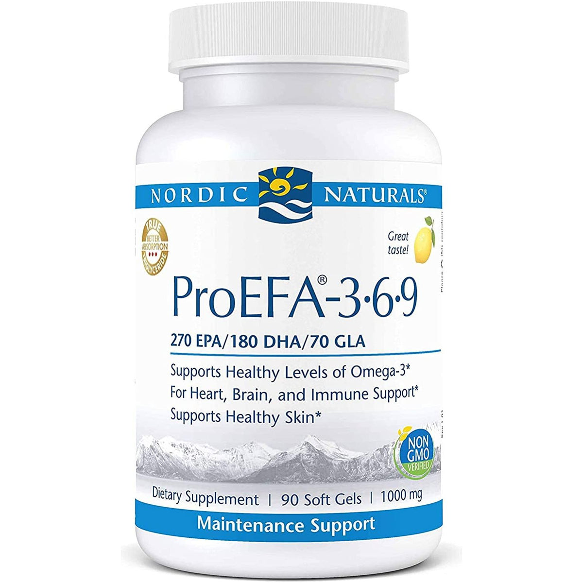 ProEFA-3.6.9 Softgels 90 softgels Lemon Nordic Naturals Sklep Nordic.pl