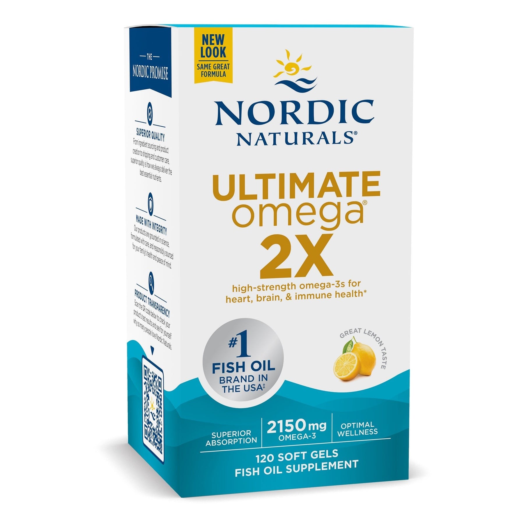 Ultimate Omega 2X 120 softgels Cytryna Nordic Naturals Sklep Nordic.pl