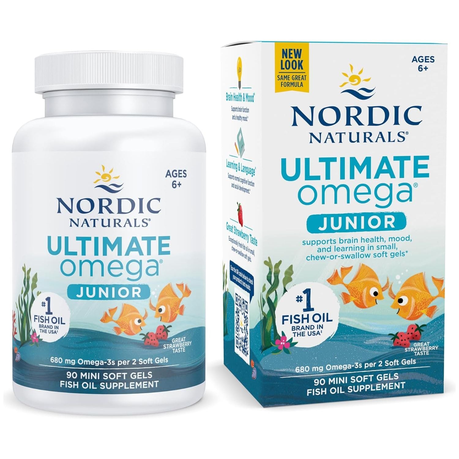 Ultimate Omega Junior 90 softgels Nordic Naturals Sklep Nordic.pl