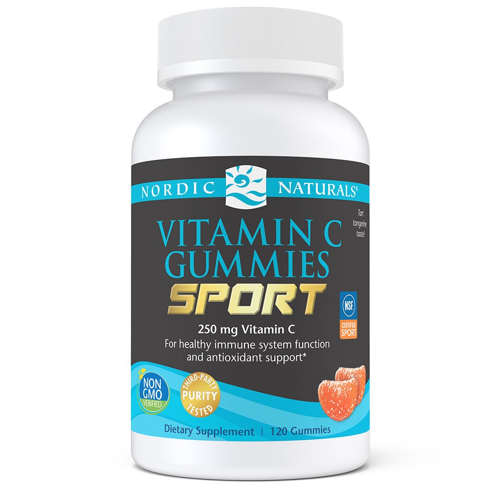 Vitamin C Gummies Sport 120 gummies Mandarynka Nordic Naturals Sklep Nordic.pl