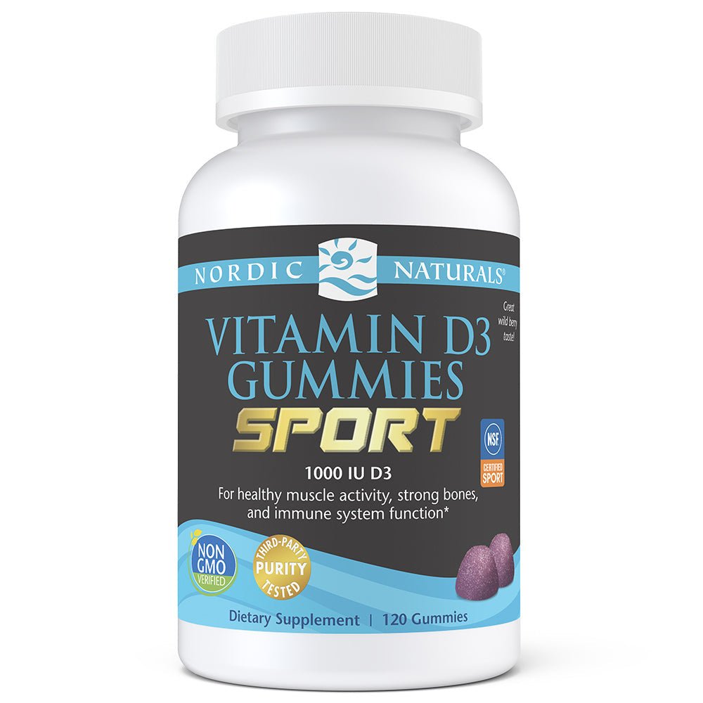 Vitamin D3 Gummies Sport 120 gummies Owoce Leśne Nordic Naturals Sklep Nordic.pl