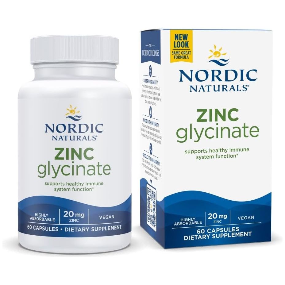 Zinc Glycinate 60 caps Nordic Naturals Sklep Nordic.pl