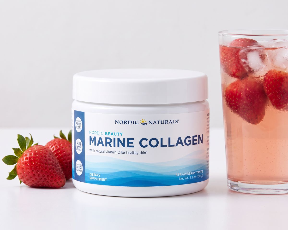 Kolagen morski rybi hydrolizowane peptydy w proszku Nordic Naturals