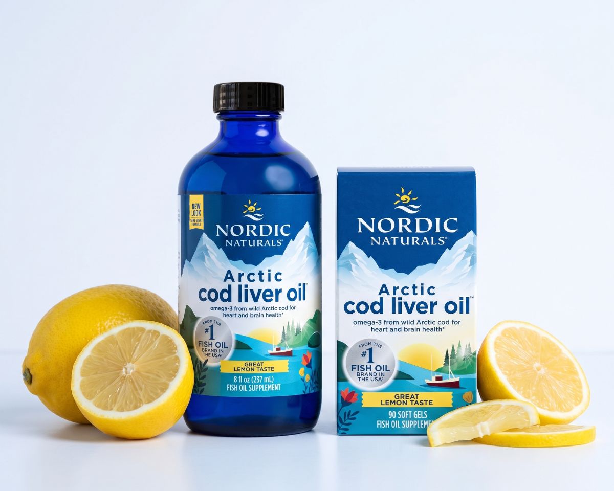 Olej z wątroby dorsza arktycznego w płynie i kapsułkach Nordic Naturals