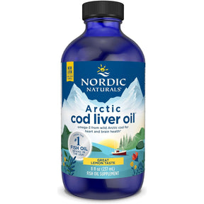 Arctic Cod Liver Oil Liquid 237 ml Cytryna Nordic Naturals Sklep Nordic.pl