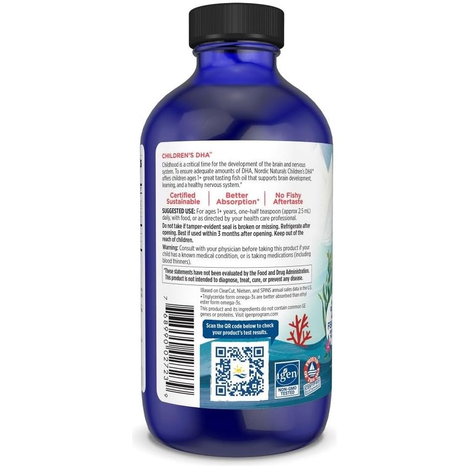 Children's DHA Liquid 237 ml Truskawka Nordic Naturals Sklep Nordic.pl