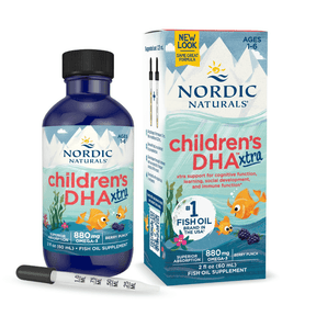 Children's DHA Xtra Liquid 60 ml Jagoda Nordic Naturals Sklep Nordic.pl