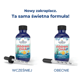 Children's DHA Xtra Liquid 60 ml Jagoda Nordic Naturals Sklep Nordic.pl