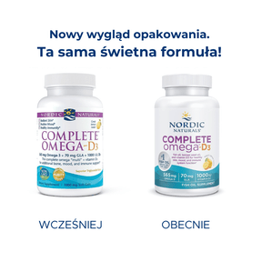 Complete Omega - D3 120 softgels Cytryna Nordic Naturals Sklep Nordic.pl