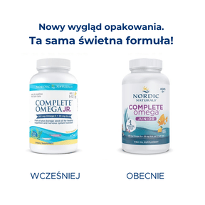 Complete Omega Junior Softgels 180 softgels Cytryna Nordic Naturals Sklep Nordic.pl