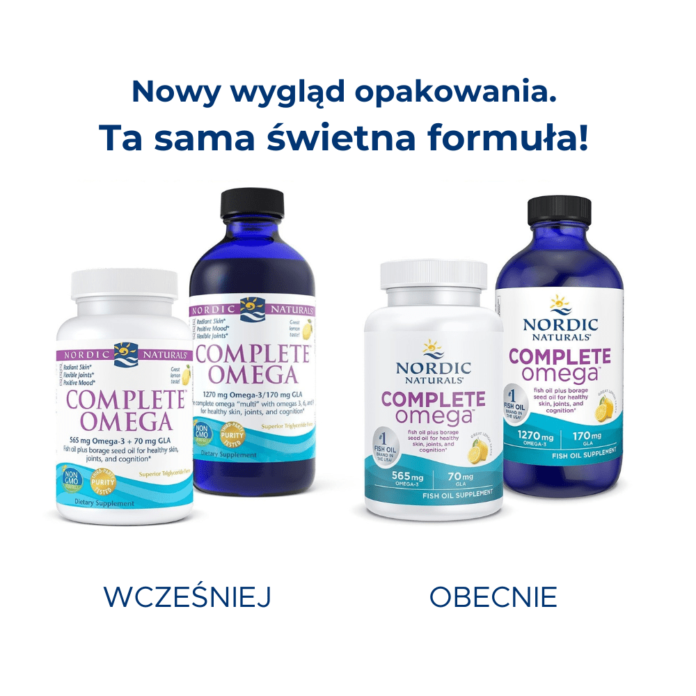 Complete Omega Softgels 180 softgels Cytryna Nordic Naturals Sklep Nordic.pl