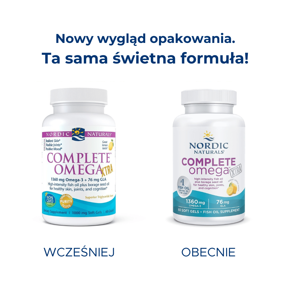 Complete Omega Xtra Softgels 60 softgels Cytryna Nordic Naturals Sklep Nordic.pl