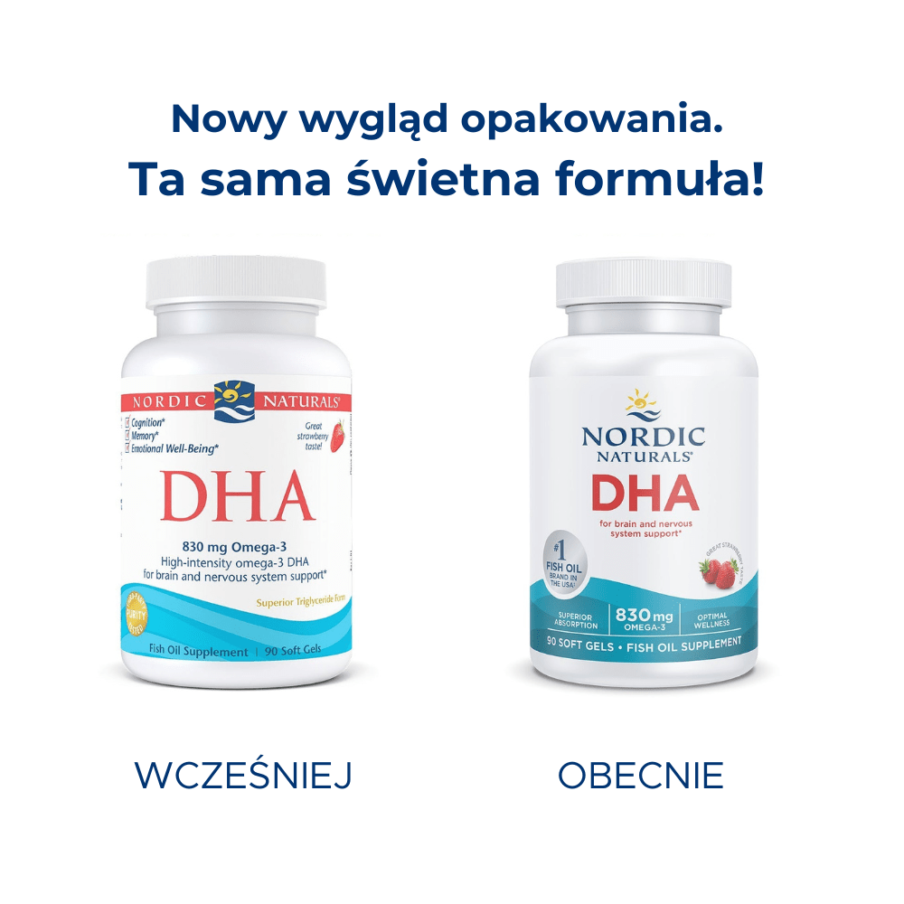 DHA 180 softgels Truskawka Nordic Naturals Sklep Nordic.pl