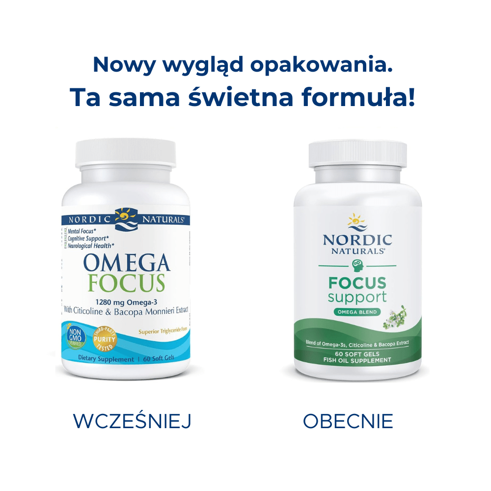 Focus Support 60 softgels Cytryna Nordic Naturals Sklep Nordic.pl