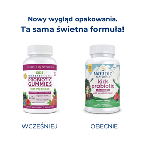 Kids Nordic Flora Probiotic Gummies 60 gummies Owoce Leśne Nordic Naturals Sklep Nordic.pl