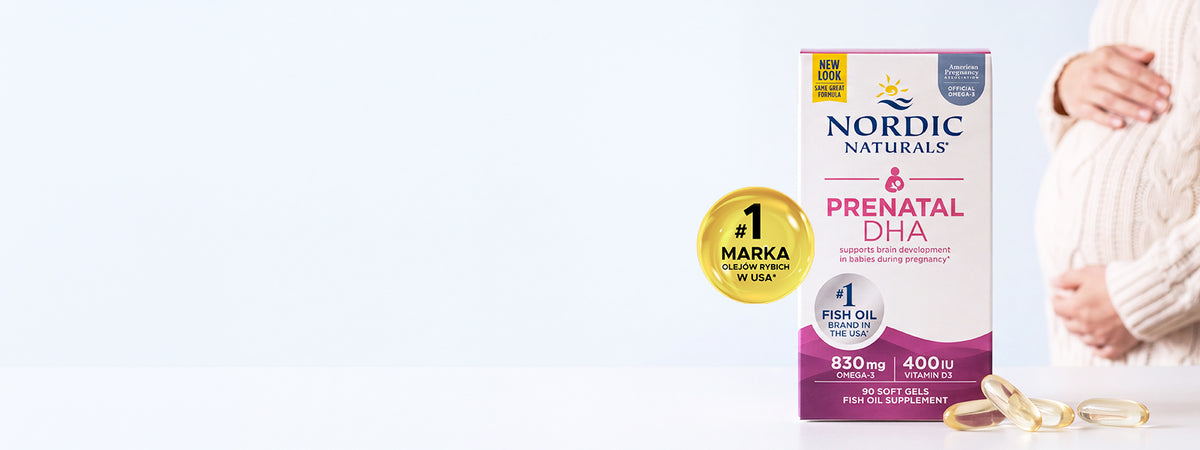 Kwasy DHA dla kobiet w ciąży Prenatal DHA Nordic Naturals