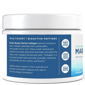 Marine Collagen 150 g Truskawka Nordic Naturals Sklep Nordic.pl